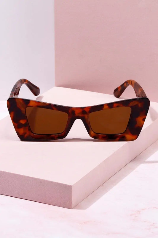 Kumsal Square Sunglasses Tortoise/Brown