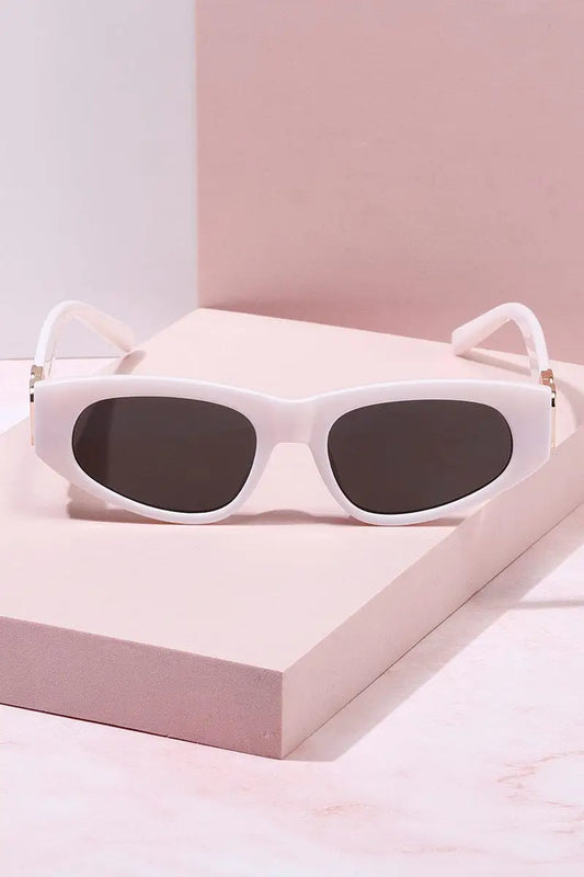 Patara Rounded Sunglasses White
